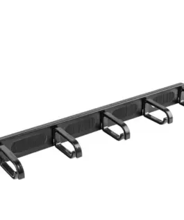 Alternative view of Lanberg кабел organizer for 19-inch 1U Type B cabinets, AK-1203-B черен