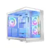 MODECOM Компютър case VOLCANO PANORAMA APEX ARGB 3F MIDI бял