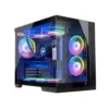 MODECOM Компютър case Volcano Panorama APEX ARGB 7F MIDI сив