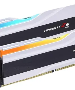 G.SKILL памет за компютър DDR5 96GB (2x48GB) Trident Z5 RGB 6400MHz CL32 XMP3 бял
