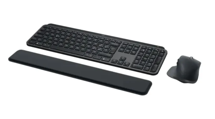 Комплект безжична клавиатура и мишка Logitech MX Keys S Combo USB-C rechargeable US, USB 920-011614 - черна - Image 7