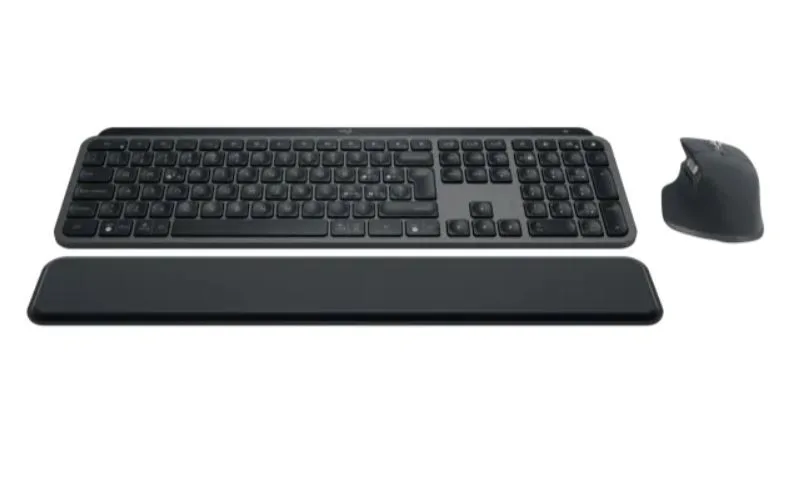 Комплект безжична клавиатура и мишка Logitech MX Keys S Combo USB-C rechargeable US, USB 920-011614 - черна - Image 8