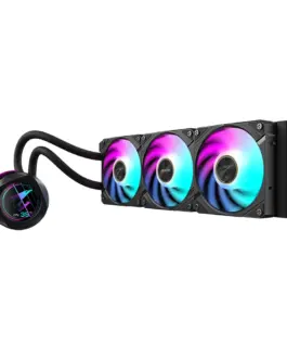 Охладител за процесор Gigabyte AORUS WATERFORCE X II 360 Black LCD Display