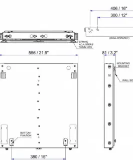 Alternative view of BalanceBox 400-70 Medium, Монтаж на стена на публични и интерактивни дисплеи 55" - 75"