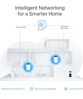 Alternative view of TP-LINK Router Deco XE75 Pro(2 -pack) WiFi 6E AXE5400