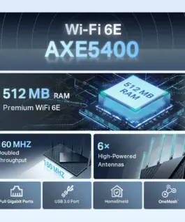 TP-LINK TP-Link Archer AXE75 Ro uter WiFi 6E AX5400
