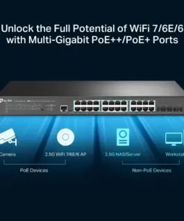 TP-LINK Switch SG3428XPP-M2 24×2.5GE PoE+ 4SFP+