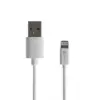 Natec LIGHTNING(M)->USB-A(M) кабел 1M бял MFI PRAT