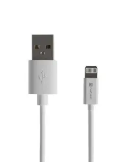 Natec LIGHTNING(M)->USB-A(M) кабел 2M бял MFI prat