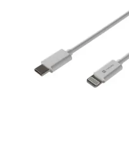Alternative view of Natec LIGHTNING(M)->USB-C(M) кабел 1M бял MFI prat