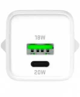 Alternative view of YENKEE USB C/A mains зарядно 20W/18W 3A Power delivery 3.0 QC3.0