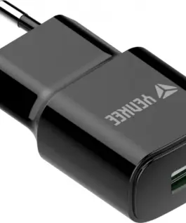 Alternative view of YENKEE USB A 12W 2.4A mains зарядно