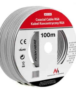 Maclean Coaxial кабел 1.0 CCS RG6 100m MCTV-572