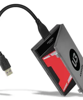Чекмедже за диск AXAGON ADSA-1S6 USB3.0 - SATA 6G UASP HDD External Adapter Incl.