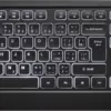 YENKEE Keyboard Backlit quiet USB with low-profile keys