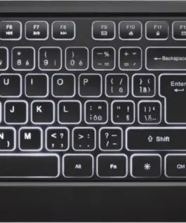 YENKEE Keyboard Backlit quiet USB with low-profile keys