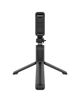 CRONG Compact selfie stick Bluetooth tripod черен
