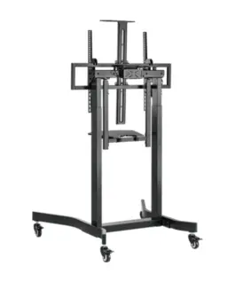 Alternative view of Gembird TV rack with a 55-100 inches mobile height adjustment