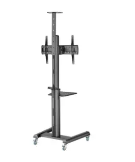 Alternative view of Gembird Floor stand TV Aluminum with wheels 37-70 inch черен