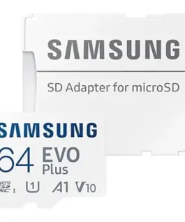 Samsung памет card microSD MB-MC64SA EU EVO Plus 64GB + адаптер