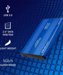 Alternative view of Qoltec Hard Drive адаптерUSB3.0 HDD/SSD 2.5SATA3 blue