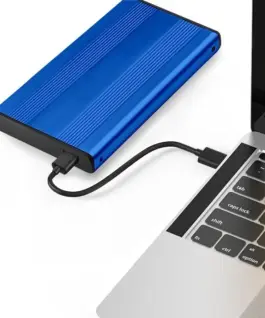 Qoltec Hard Drive адаптерUSB3.0 HDD/SSD 2.5SATA3 blue