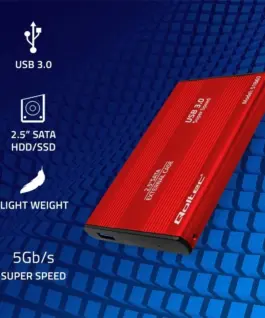 Alternative view of Qoltec Hard drive адаптерUSB3.0 HDD/SSD 2.5 SATA3 червен