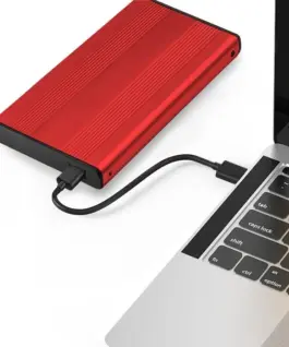 Qoltec Hard drive адаптерUSB3.0 HDD/SSD 2.5 SATA3 червен