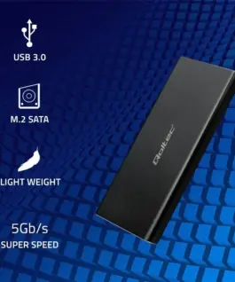 Qoltec Hard drive enclosure M.2 SATA SSD NGFF