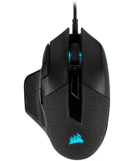 Геймърска мишка CORSAIR NIGHTSWORD RGB Performance Tunable FPS/MOBA Black Backlit RGB LED 18000 DPI