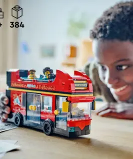 LEGO LEGO City 60407 червен Double-Decker Sightseeing Bus