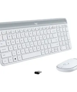 Клавиатура LOGITECH MK470 Slim Wireless Combo - OFF-WHITE - US INTL