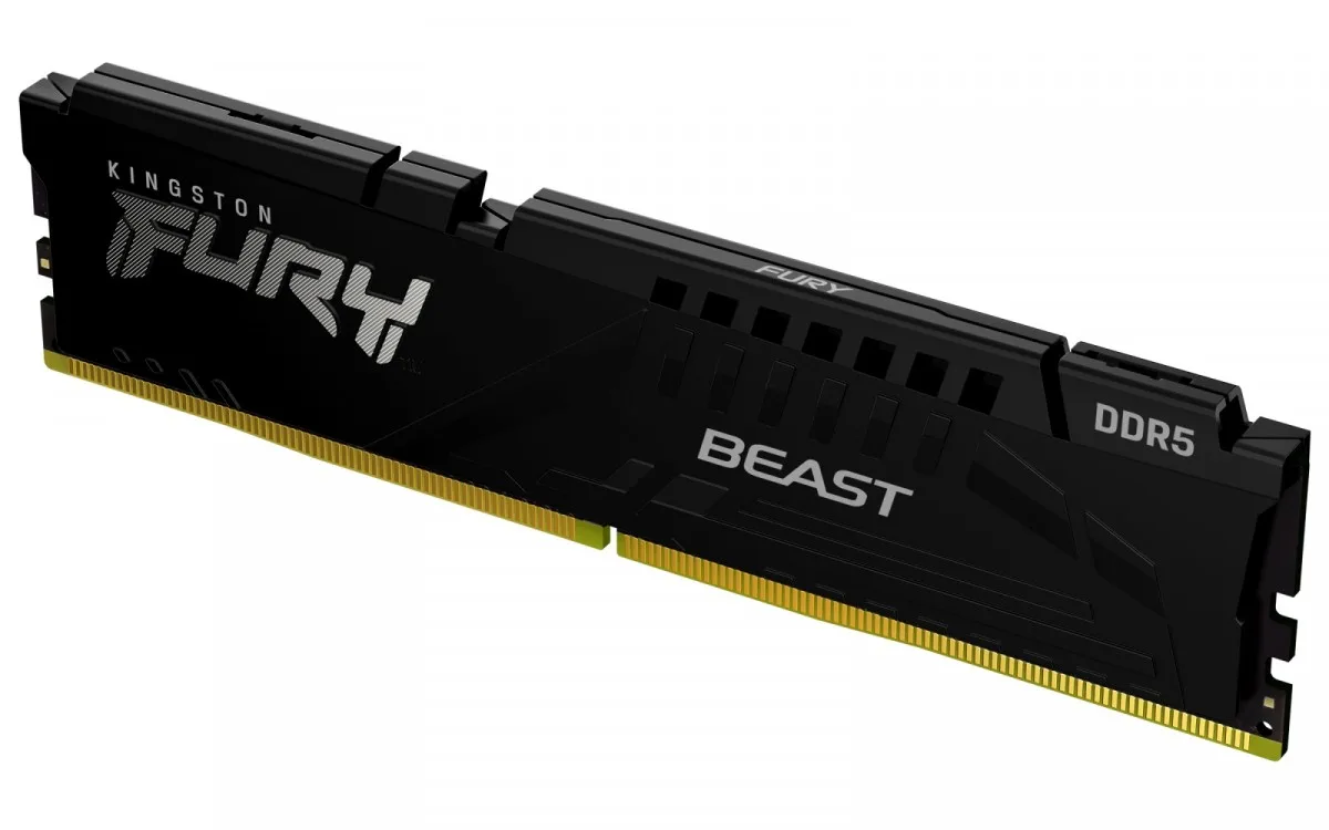 Kingston памет DDR5 Fury Beast 32GB(1*32GB)/6000 CL30 EXPO черен - Image 2