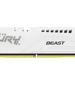 Kingston памет DDR5 Fury Beast 16GB(1*16GB)/6000 CL30 EXPO бял