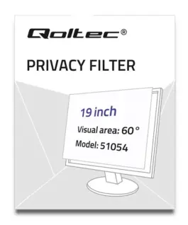 Qoltec Privatizing filter RODO 19 inch 16:10