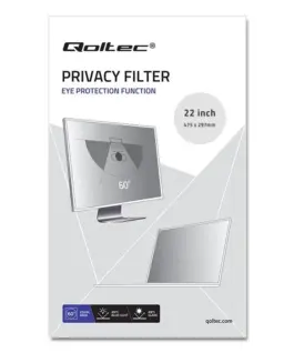 Qoltec Privatizing filter RODO 22 inch 16:10
