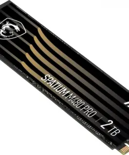 MSI SSD drive SPATIUM M480 PRO 2TB M.2 PCIe4 7400/7000MB/s