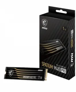 MSI SSD drive SPATIUM M480 PRO 1TB M.2 PCIe4 7400/6000MB/s