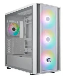 Cooler Master кутия за компютър MasterBox 600 бял