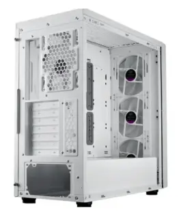 Cooler Master кутия за компютър MasterBox 600 бял