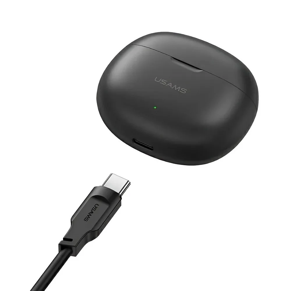 USAMS Bluetooth слушалки 5.3 TWS Rhymbo черен - Image 2