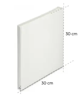 Hama Jumbo album wrinkled 30×30 бял
