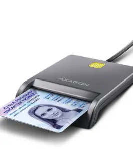 Alternative view of AXAGON Smart card reader CRE-SM3T USB 1.3m кабел