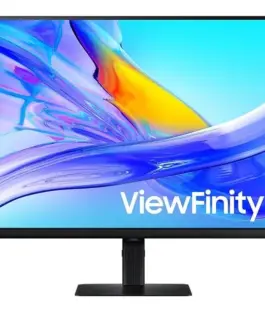 Alternative view of Samsung Monitor 32 inch ViewFinity S80UD IPS 3840x2160 UHD 16:9 1xHDMI 1xDP 1xUSB-C 90W 3xUSB 3.0 LAN KVM 5ms PinP/PbyP 60Hz HAS+PIV płaski 3YOn-Site