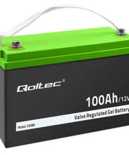 Qoltec Gel battery 12V 100Ah