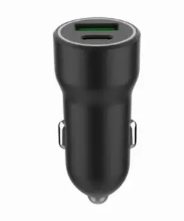 Gembird зарядно за кола USB-A/USB-C 20W PD черен - Image 5