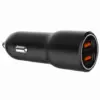 Gembird зарядно за кола 2xUSB-A QC3.0 36W черен