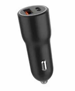 Gembird зарядно за кола USB-A/USB/C 38W PD черен