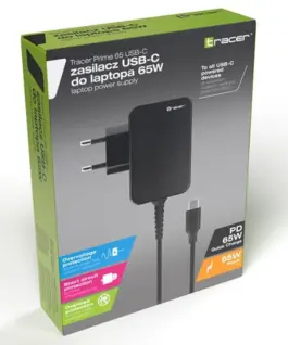 Alternative view of Tracer захранващ блок Лаптоп Prime 65W USB-C