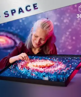 Alternative view of LEGO Bricks Art 31212 The Milky Way Galaxy
